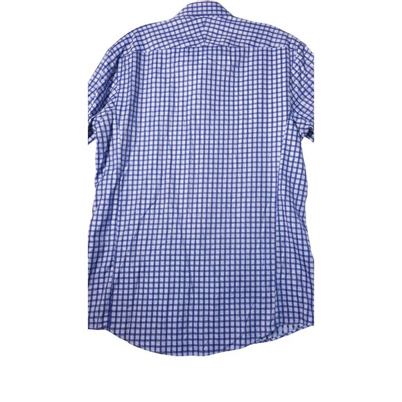 Thomas Pink Slim Fit Blue/White Check Shirt 15.5"/39cm - Picture 6 of 8